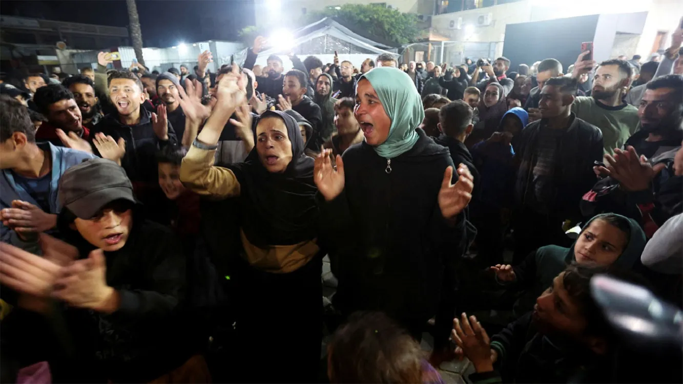 People of Gaza excited signing of an agreement with Israel and Hamas