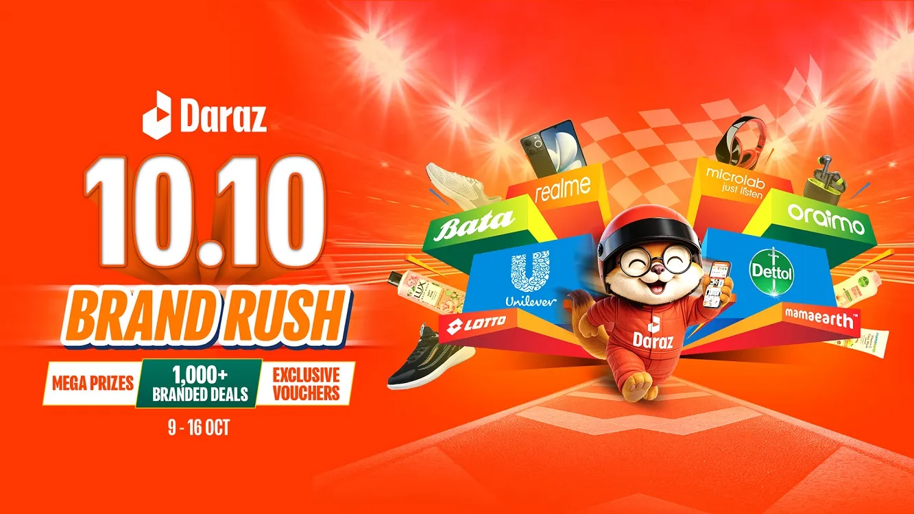 Daraz Bangladesh launches 10.10 Brand Rush campaign featuring up to 80% off on top brand deals