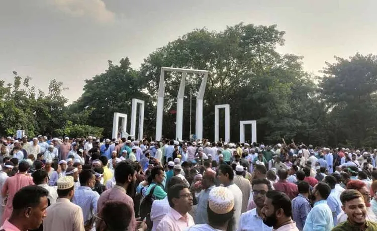 MPO-Listed Teachers Stage Grand Rally at Central Shaheed Minar