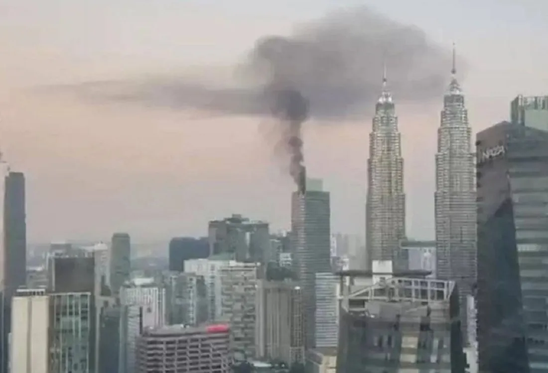 The incident was captured by the host of the show The Economy with Ibrahim Sani, who viewed the blaze from his nearby residence - November 1, 2025