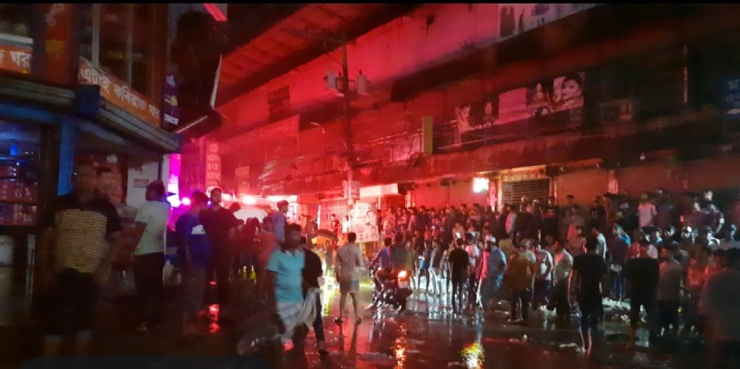 Fire break out in Gazipur Market