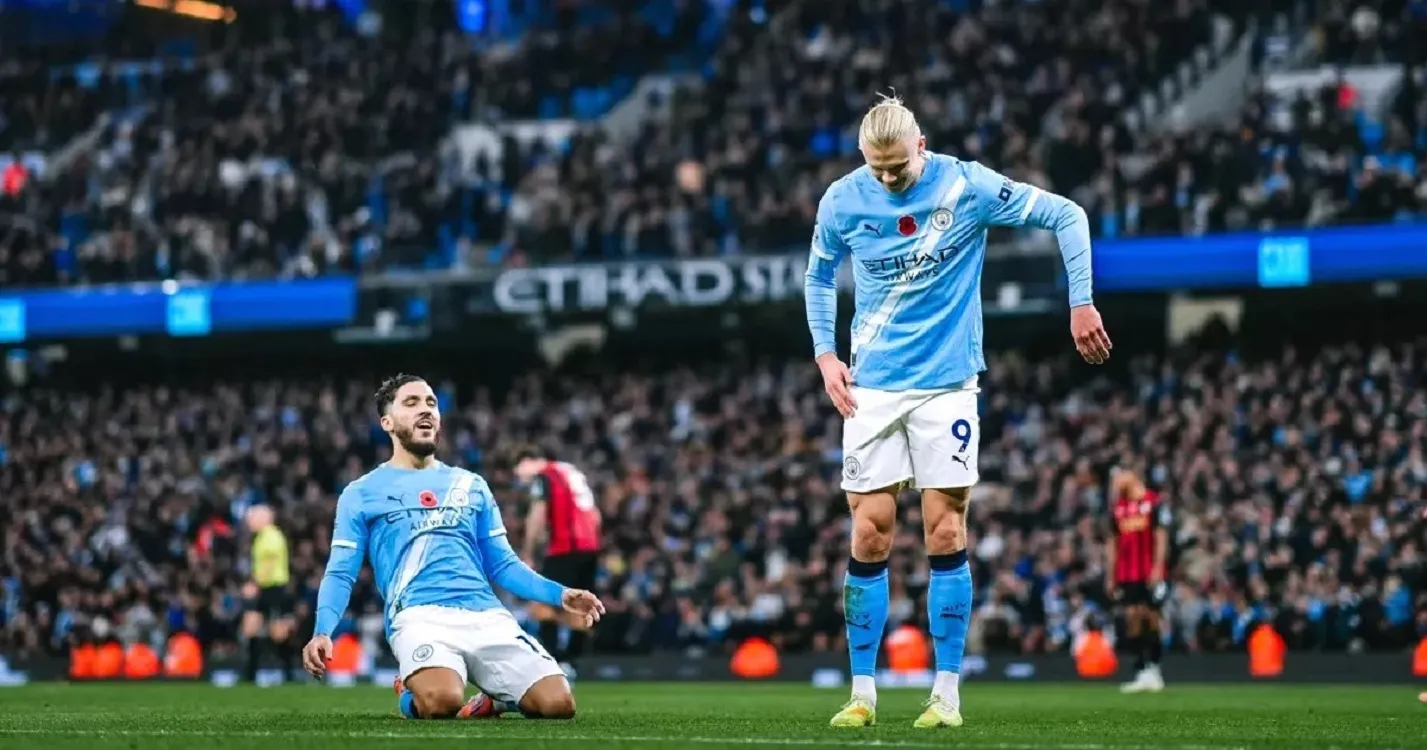 Haaland Fires Manchester City into Second Place with Brace Against Bournemouth