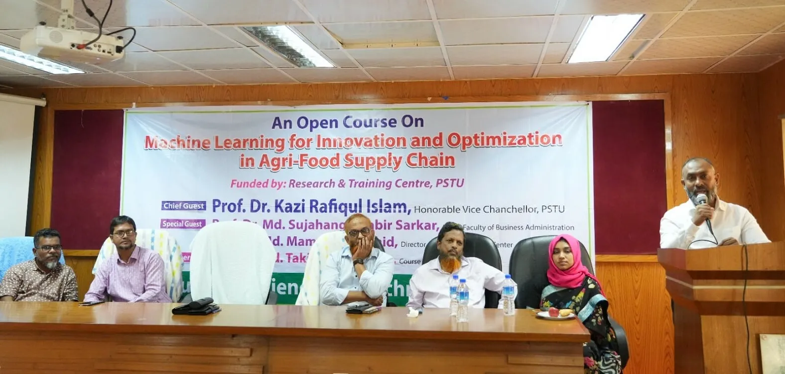 The event was held at 11:30 a.m. on Tuesday, November 4, in the conference room of the Faculty of Agriculture.: Photo Merciful Alam Rimon, PSTU Correspondent