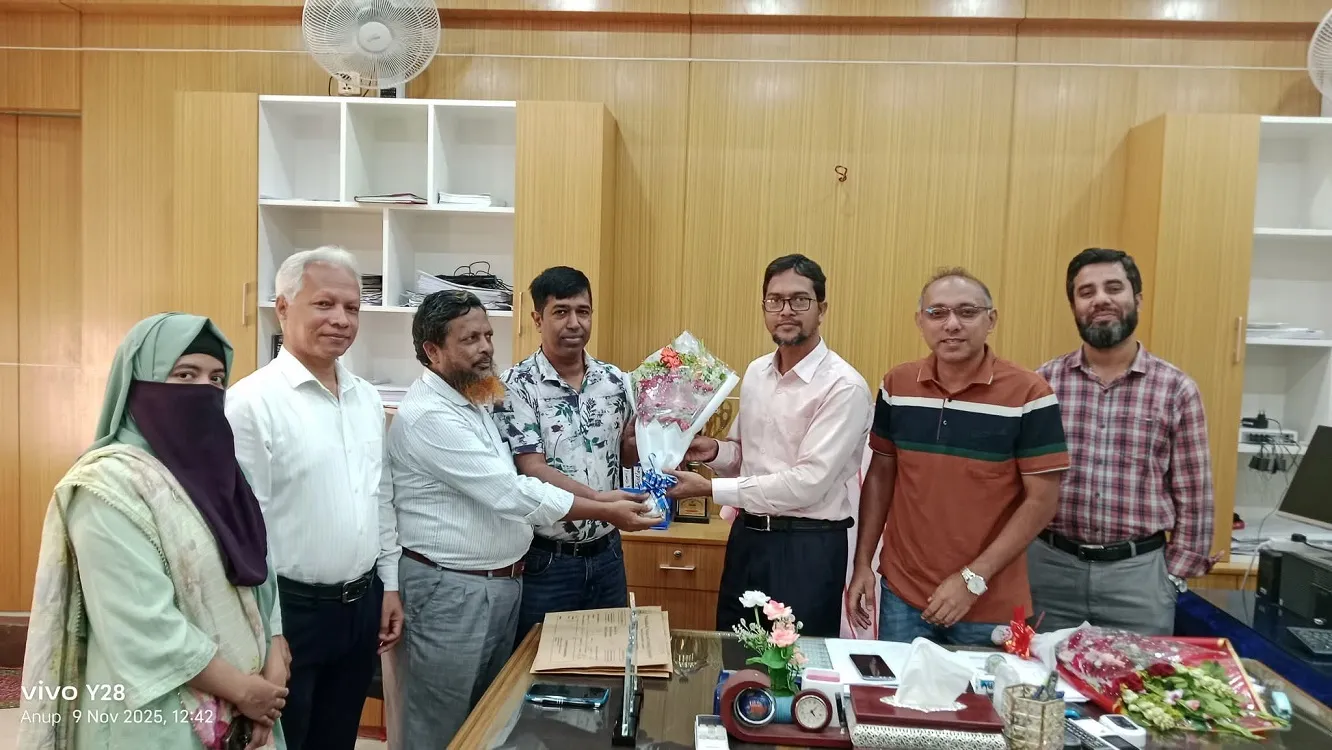 Prof. Dr. Anup Kumar Mondal, Head of the Economics and Sociology Department: Photo Merciful Alam Rimon, PSTU Correspondent