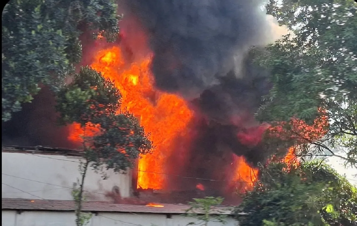 Mosquito coil factory Fire in Gazipur