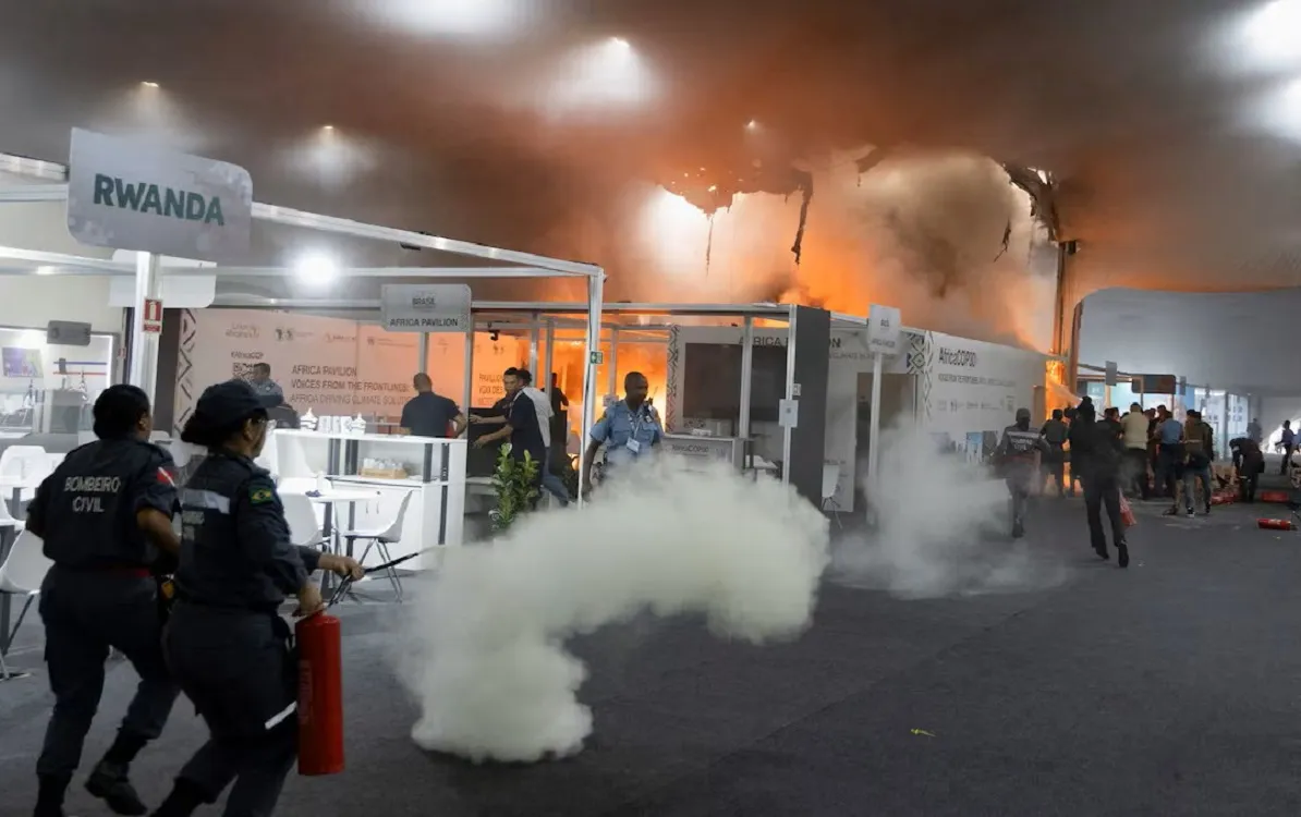 Fire Disrupts COP30 Climate Talks