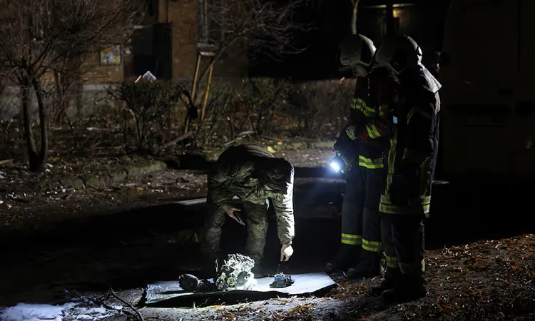 Russian Attack on Kyiv Kills One, Injures 11; Apartment Buildings Hit