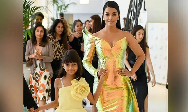 Attending the Red Sea International Film Festival in Saudi Arabia, popular Indian actress Aishwarya Rai Bachchan spoke about how her daughter: Photo collected