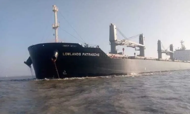 A US vessel transporting 61,000 tons of wheat has docked in Chattogram.