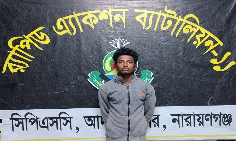 Shuvo Jomaddar, the primary suspect in the Indurkani Rape case, Arrested in a RAB operation