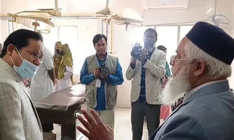 On Saturday (December 6), a verbal altercation occurred between the Director General of Health and a doctor during a hospital inspection.