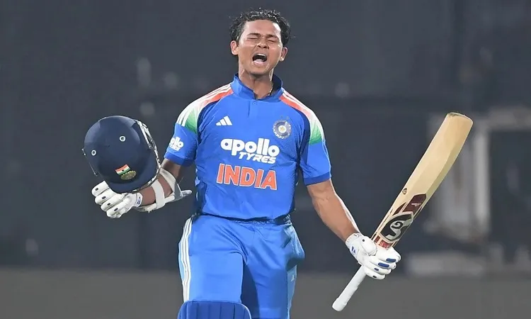 Yashasvi Jaiswal became the sixth Indian batter to score a century in all three formats: Photo espncricinfo