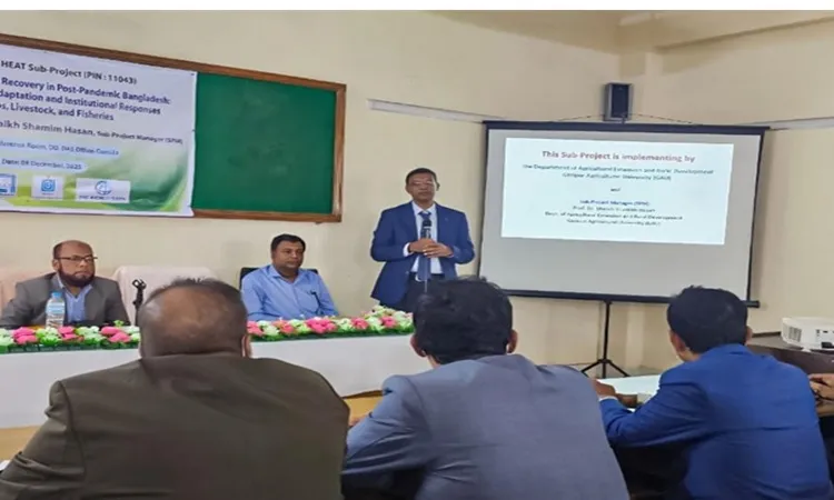 GAU Holds Seminar on Sustainable Agricultural Recovery