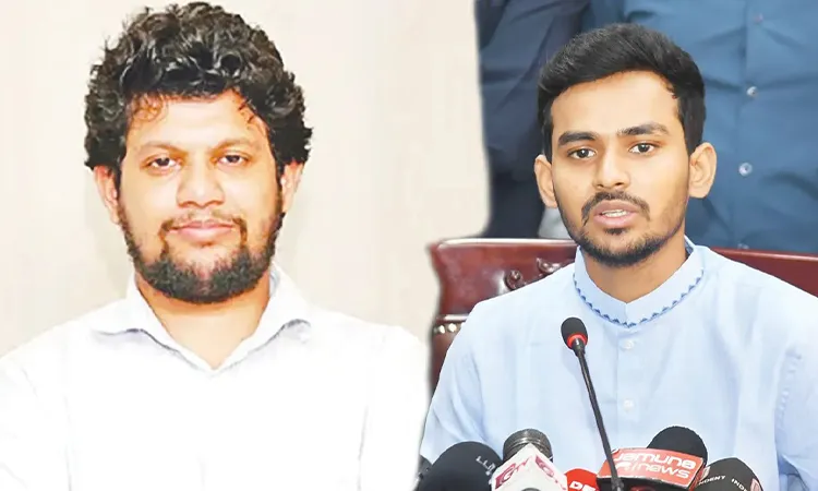 Asif Mahmud and Mahfuj Alam: Photo collage