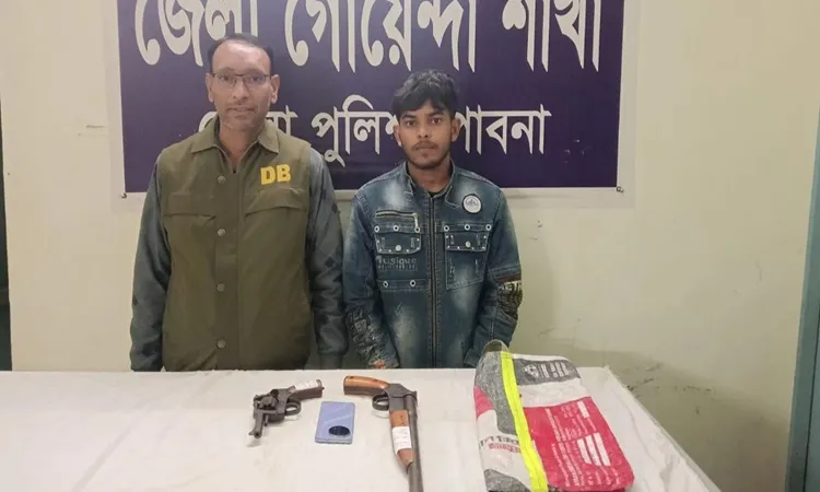 Youth arrested with firearms in Ishwardi