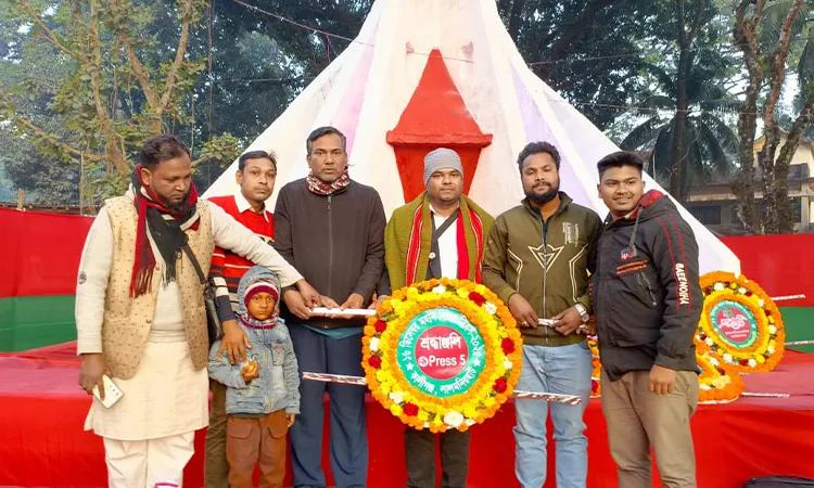 Press Five, a large journalist organization in the north, paid tribute to the brave martyrs on Victory Day