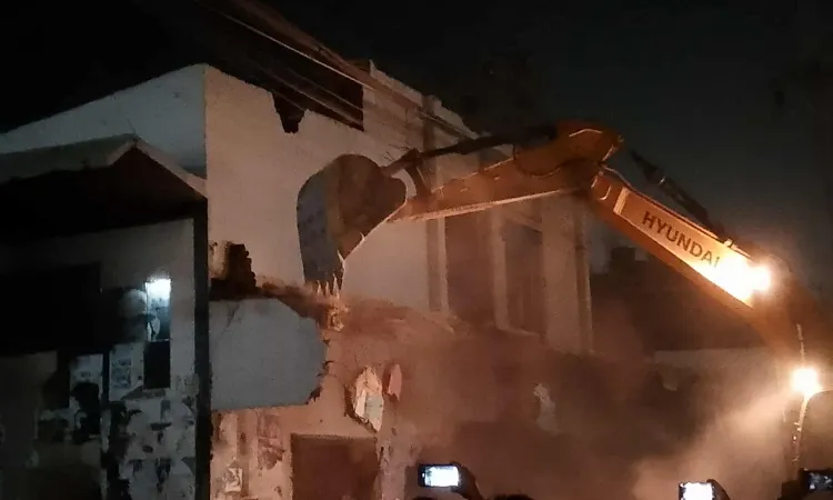 Rajshahi AL Office Razed by Bulldozer as Protests Over Sharif Osman Hadi’s Death Intensify