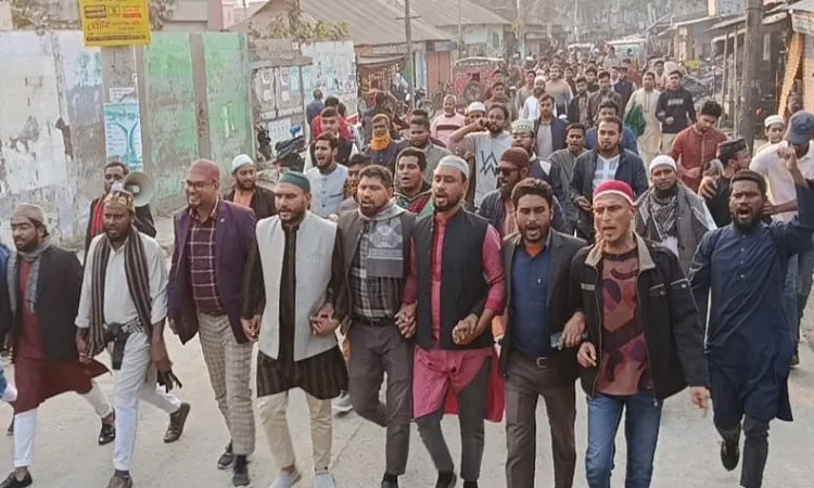 Protest and demonstration march demanding justice for the murder of Sharif Osman bin Hadi in Sariakandi