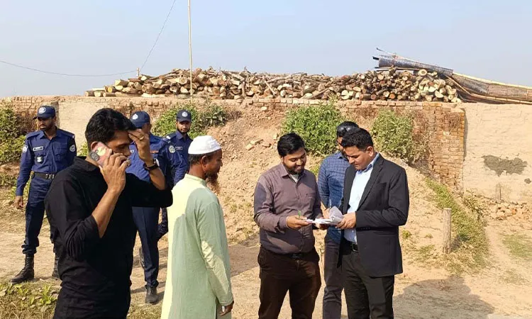 Brick kiln owner fined Tk 50,000 in Nalchiti