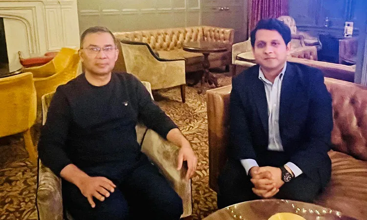 Tarique Rahman meets Tarique Akbar Khondakar