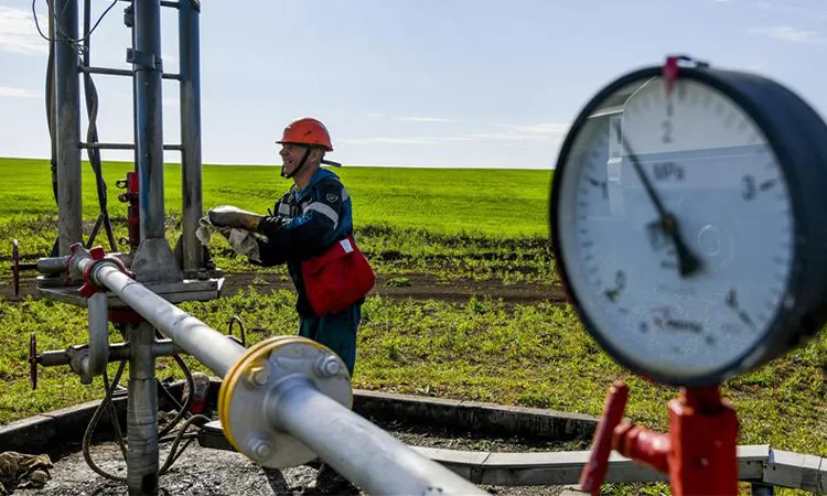 A view shows an oil pump jack outside Almetyevsk: Photo collected