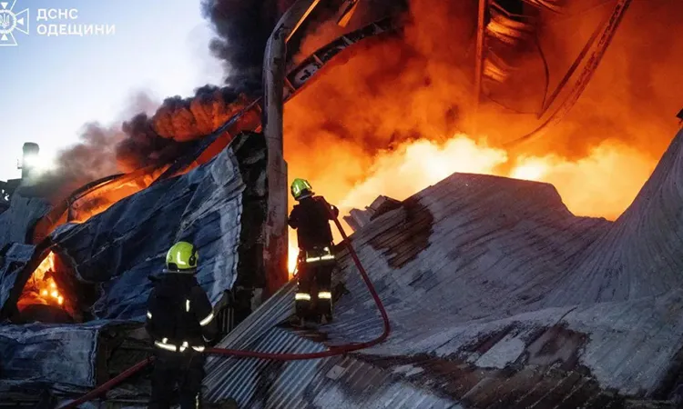 Russia escalates systematic attacks on Odesa’s port and power grid: Photo collected