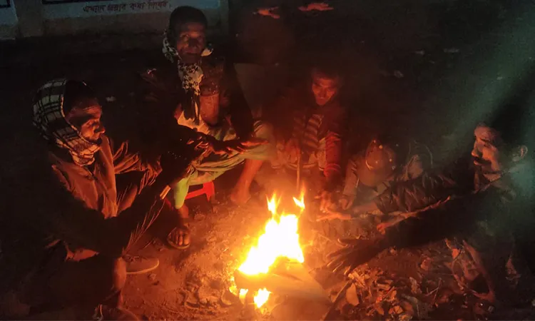 Dense fog and icy winds disrupt life in Islampur Upazila.