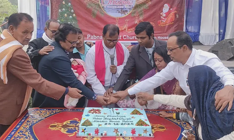 Christmas Celebrated with Enthusiasm and Religious Fervor in Pabna