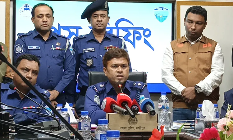 Lakshmipur election office set on fire over a contract of 10,000 taka: SP Abu Tarek