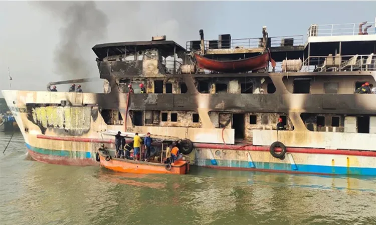 Fatal Fire Outbreak on St. Martin’s-Bound Vessel in Cox’s Bazar