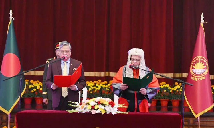 Justice Zubayer Rahman Chowdhury Takes Oath as 26th Chief Justice