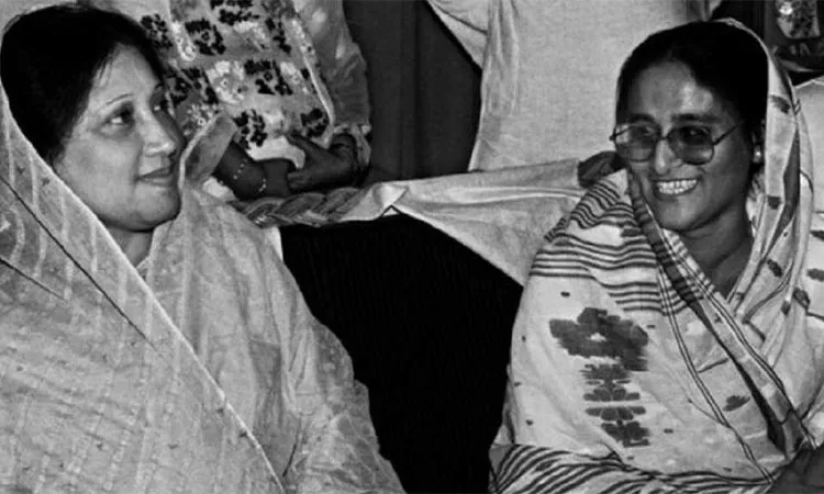Sheikh Hasina Issues Condolence Message for Archrival Khaleda Zia