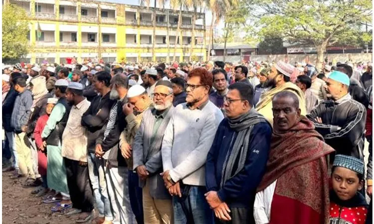 National leader Begum Khaleda Zia's funeral held in Bheramara