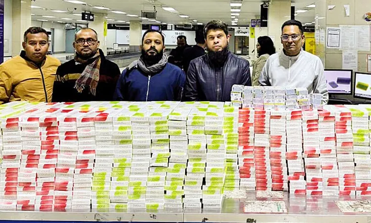 Foreign cigarettes worth around Tk 3 million recovered at Chattogram Airport