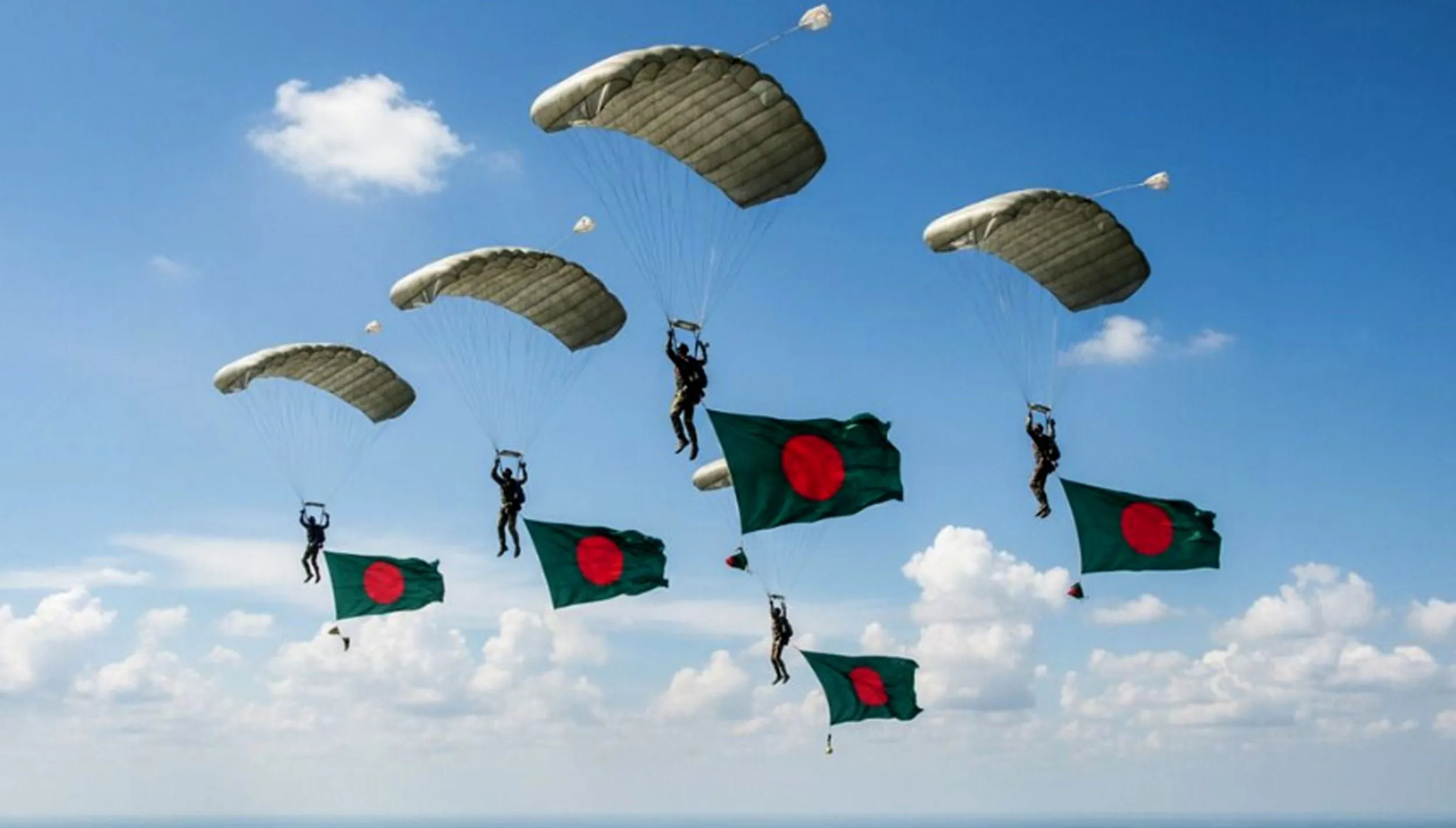 Bangladesh Sets Guinness World Record in Parachute Jump