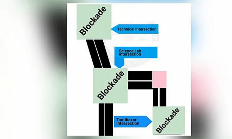 Students of Dhaka’s seven affiliated colleges to block Science Lab, Technical, and Tantibazar intersections today: Represental Image