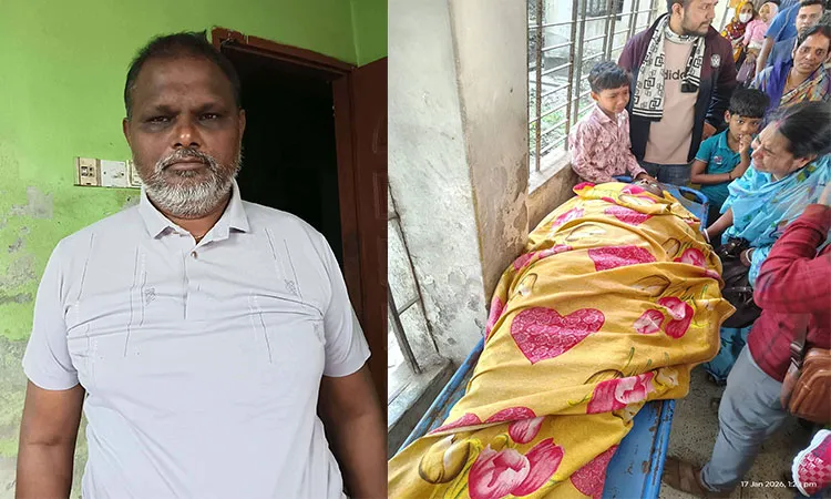 A hotel owner in Kaliganj, Gazipur, was killed while protecting his worker from an assault: Photo collage