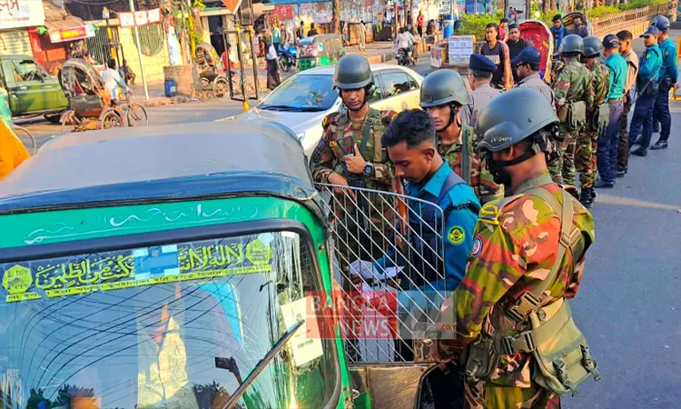 Law enforcement and the army have launched joint operations in Chattogram: Photo Khorshed Alam