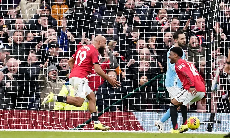 Manchester United to a 2-0 derby win: Photo AP