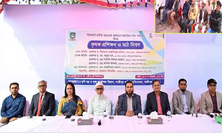 Farmers Trained on Automatic Irrigation system at GAU