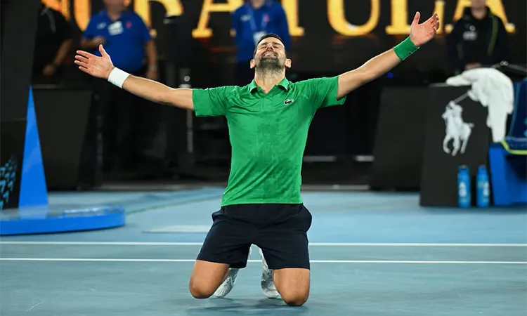 Novak Djokovic defeats Jannik Sinner to reach the Australian Open final: Photo collected