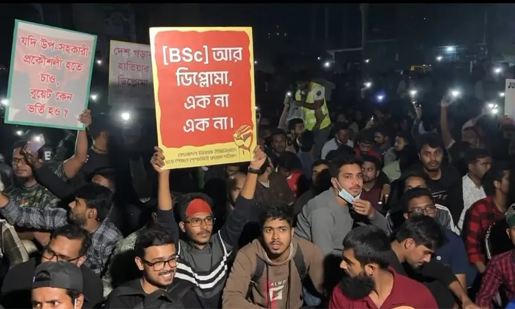 Diploma Students Block Highway in Gazipur over Quota Demand