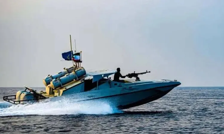 Iran is due to hold live fire naval drills in the Strait of Hormuz: Photo collected