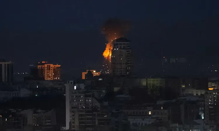 Ukrainian officials said Russia launched 450 drones and over 70 missiles in strikes: Photo collected