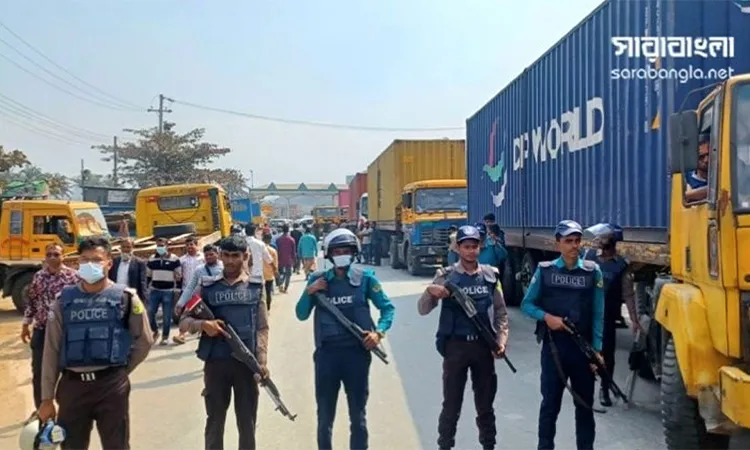 Indefinite strike paralyzes Chattogram port