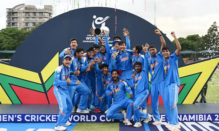 India defeated England by 100 runs to win the 2026 U19 World Cup.