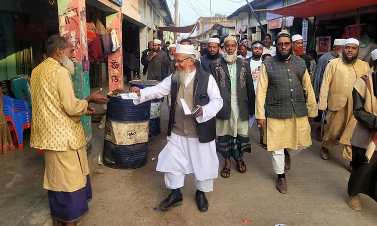 Shahinur Pasha Chowdhury held day-long rallies and yard meetings across Shantiganj.