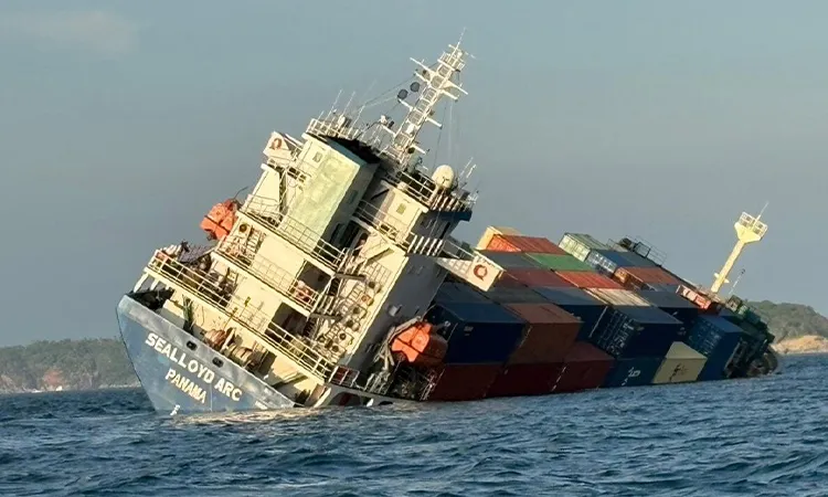 Bangladesh bound Cargo Ship Sinks Near Phuket;  All Crew Rescued