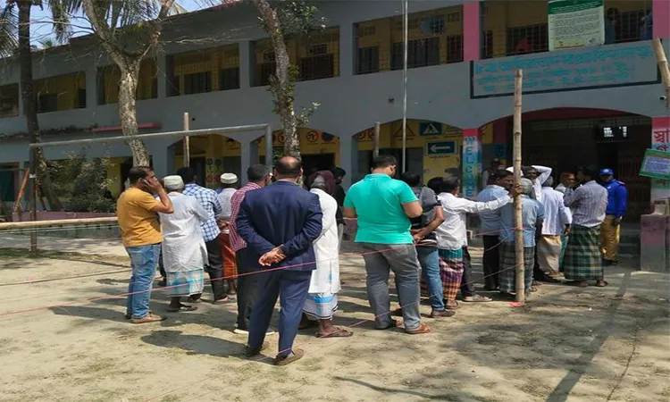 High Voter Turnout in Jhalokati Amid Tight Security