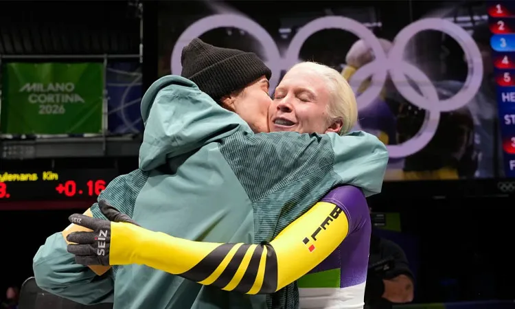 Valentine’s Day at the Milan Cortina Winter Olympics shows love thriving alongside elite sport.